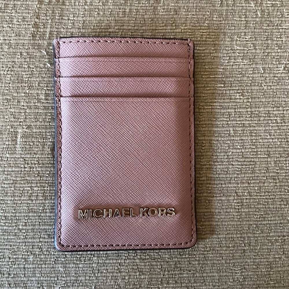 michael kors card holder lanyard